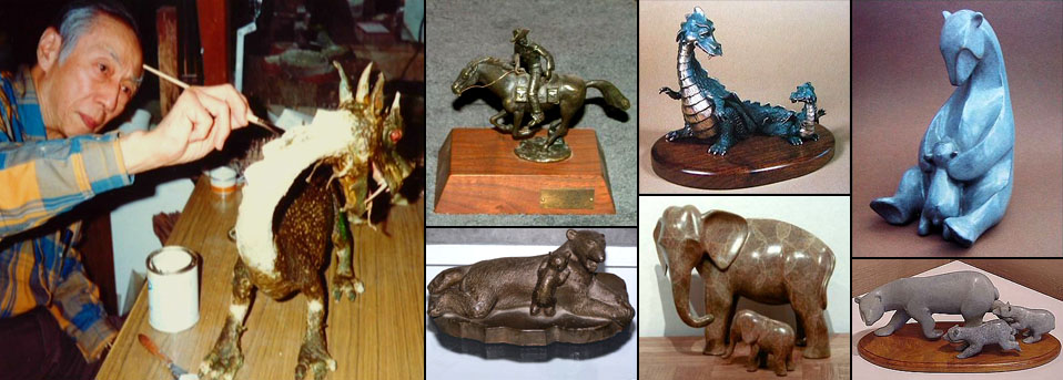 Wah Ming Chang's work as a bronze wildlife sculptor
