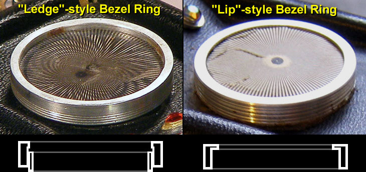 Star Trek TOS communicator prop moire bezel ring basic types - HeroComm.com